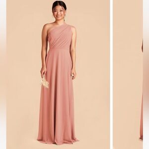 Birdy‎ Grey Kira Dress Chiffon Desert Rose Sz S NWT